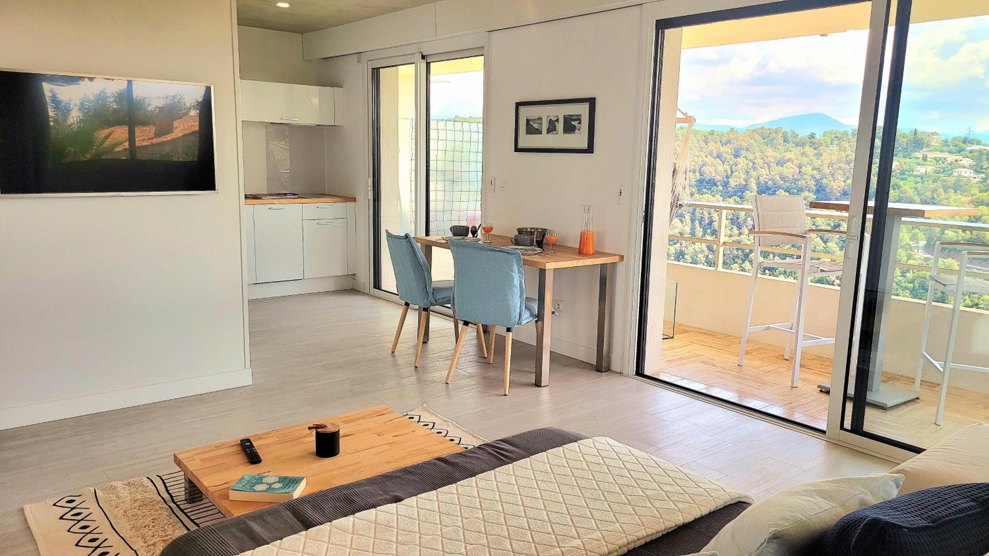 Studio Climatise, Vue Imprenable-Wifi Vence Exterior foto
